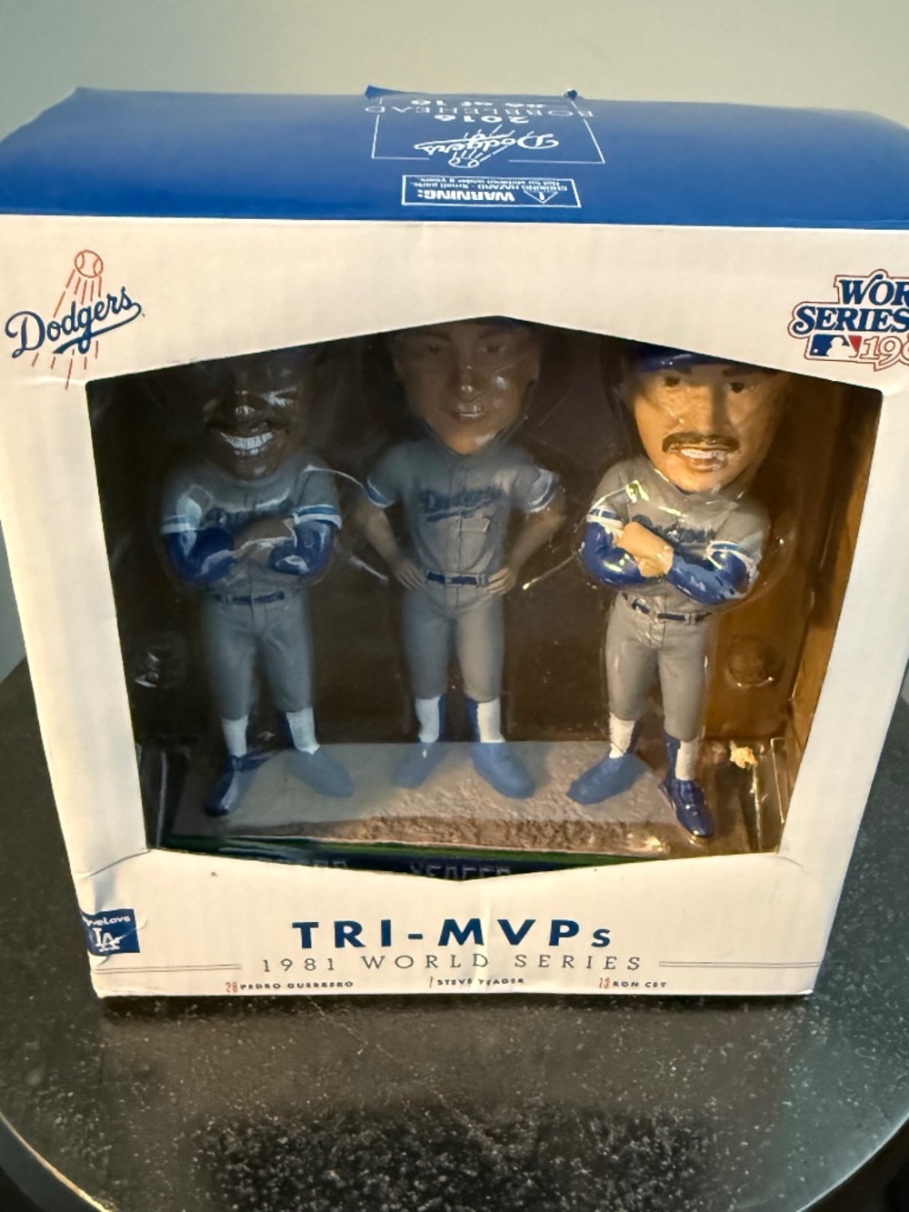 1981 Dodgers Tri-MVPs Bobblehead Collector Set